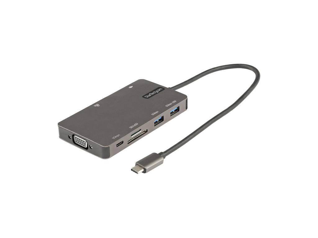 StarTech.com DKT30CHVSDPD dockingstation Ledningsført USB 3.2 Gen 1 (3.1 Gen 1) Type-C Grå