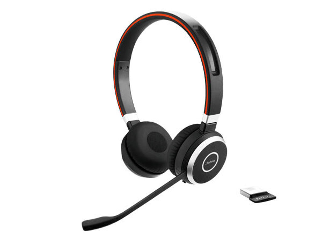 Jabra Evolve 65 SE Headset Kabel & trådløs Opkald/musik Micro-USB Bluetooth Sort