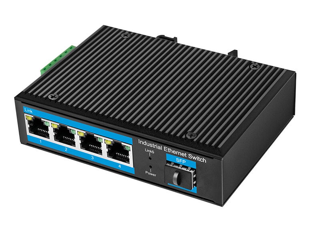 LogiLink NS204 netværksswitch Ikke administreret Gigabit Ethernet (10/100/1000) Sort