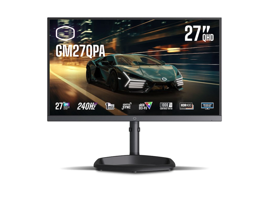 Cooler Master Gaming GM27QPA computerskærm 68,6 cm (27") 2560 x 1440 pixel Quad HD LCD Sort