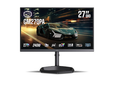 Cooler Master Gaming GM27QPA computerskærm 68,6 cm (27") 2560 x 1440 pixel Quad HD LCD Sort