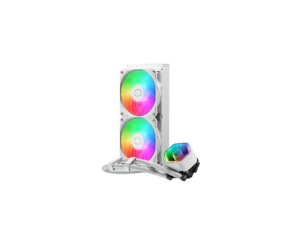 Cooler Master MasterLiquid 240 Core II White Processor Væskekølingssæt 12 cm Hvid