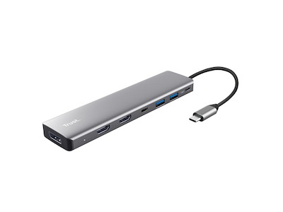 Trust 25661 interface hub USB Type-C Aluminium