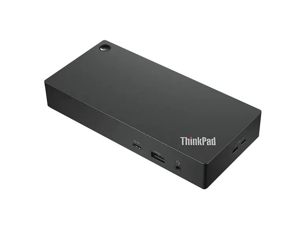 Lenovo 40AY0135UK dockingstation Ledningsført USB 3.2 Gen 1 (3.1 Gen 1) Type-C Sort