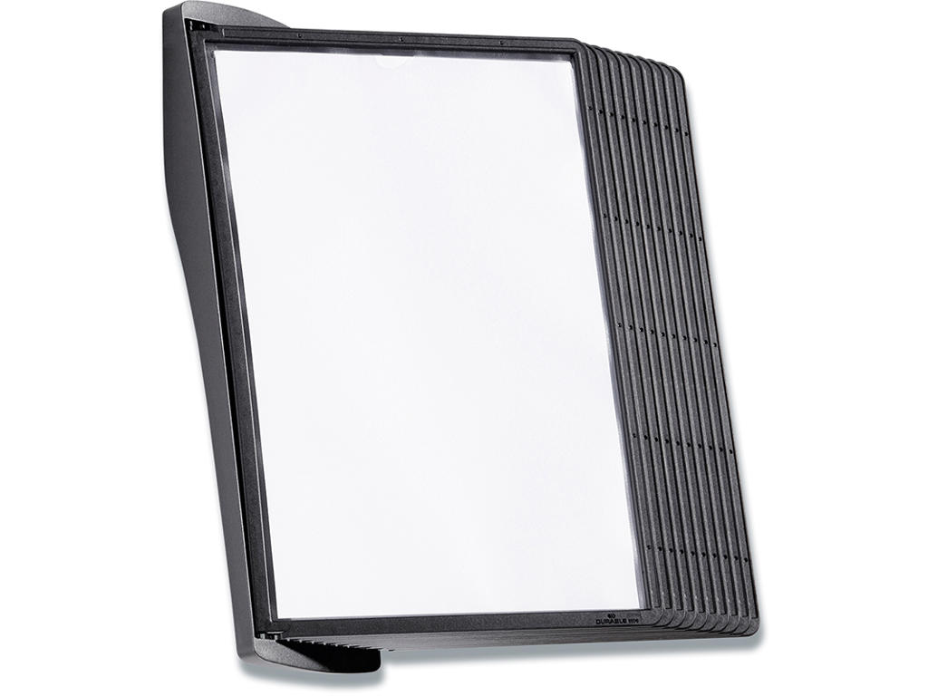 Registersystem, Vægmodel, Til 10 lommer (incl.), A4, Durable SHERPA STYLE WALL 10