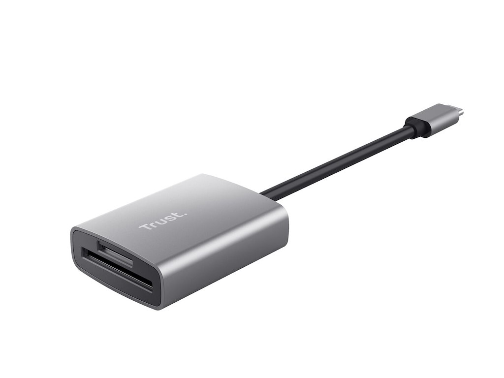 Trust 24136 kortlæser USB 3.2 Gen 1 (3.1 Gen 1) Type-C Aluminium