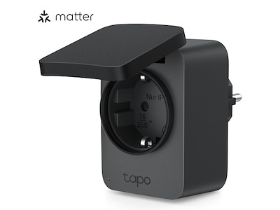 TP-Link Tapo P410M smart stik 3680 W Hjem Sort