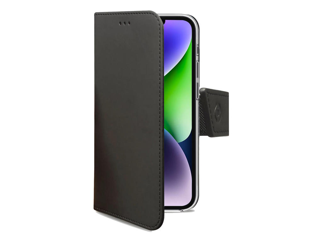 Celly Wally mobiltelefon etui 17 cm (6.7") Tegnebogsetui Sort