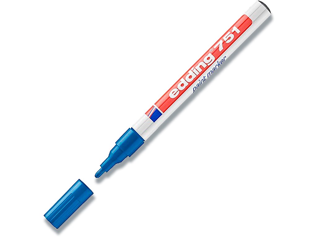 Paint marker, 1-2 mm, Violet, Rund spids, Edding Paint 751