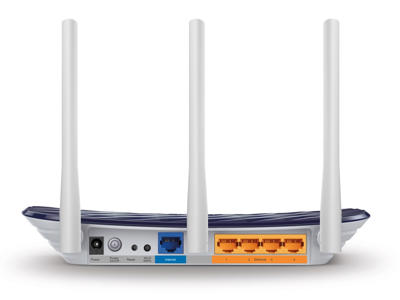 TP-Link AC750 trådløs router Hurtigt ethernet Dual-band (2,4 GHz / 5 GHz) Sort, Hvid