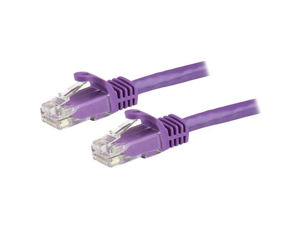 StarTech.com N6PATC15MPL netværkskabel Lilla 15 m Cat6 U/UTP (UTP)
