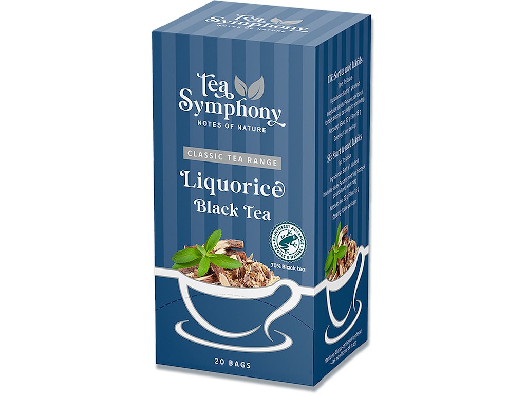 Brev-the, Lakrids, 20 breve æsken, 1 æske, Tea Symphony