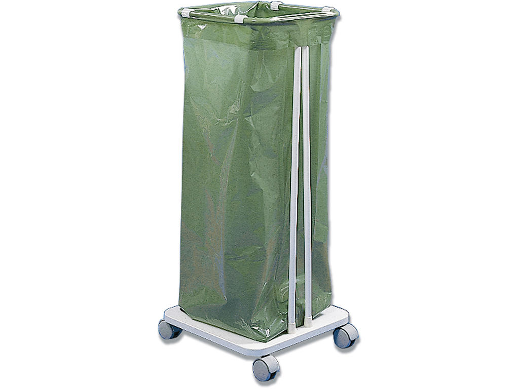 Affaldsstativ, 60 liter, Uden låg, 4 hjul, Sækko-Boy 