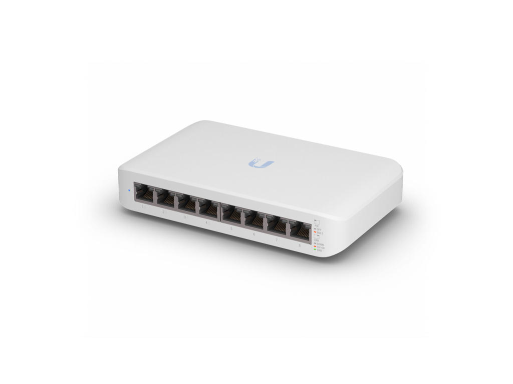 Ubiquiti UniFi Switch Lite 8 PoE Administreret L2 Gigabit Ethernet (10/100/1000) Strøm over Ethernet (PoE) Hvid