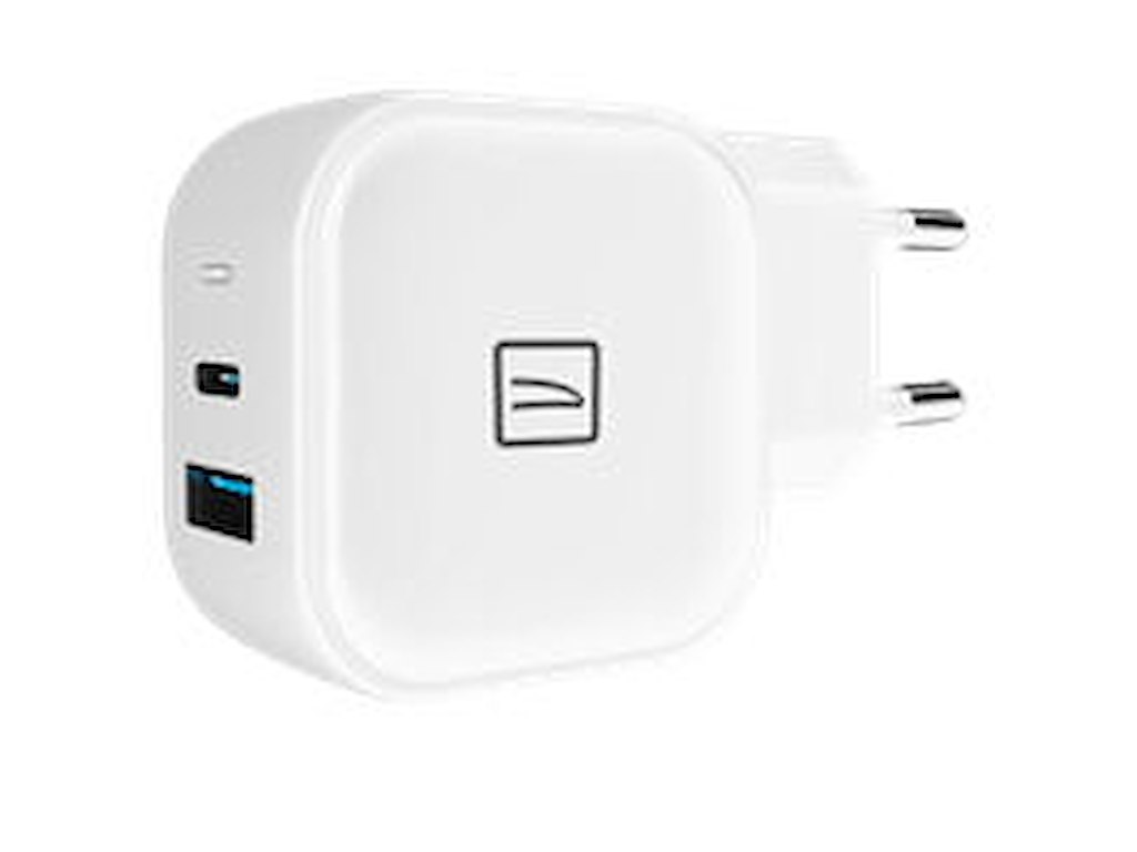Tucano MA-GAN38-EU-W mobile device charger Universal White AC Fast charging Indoor