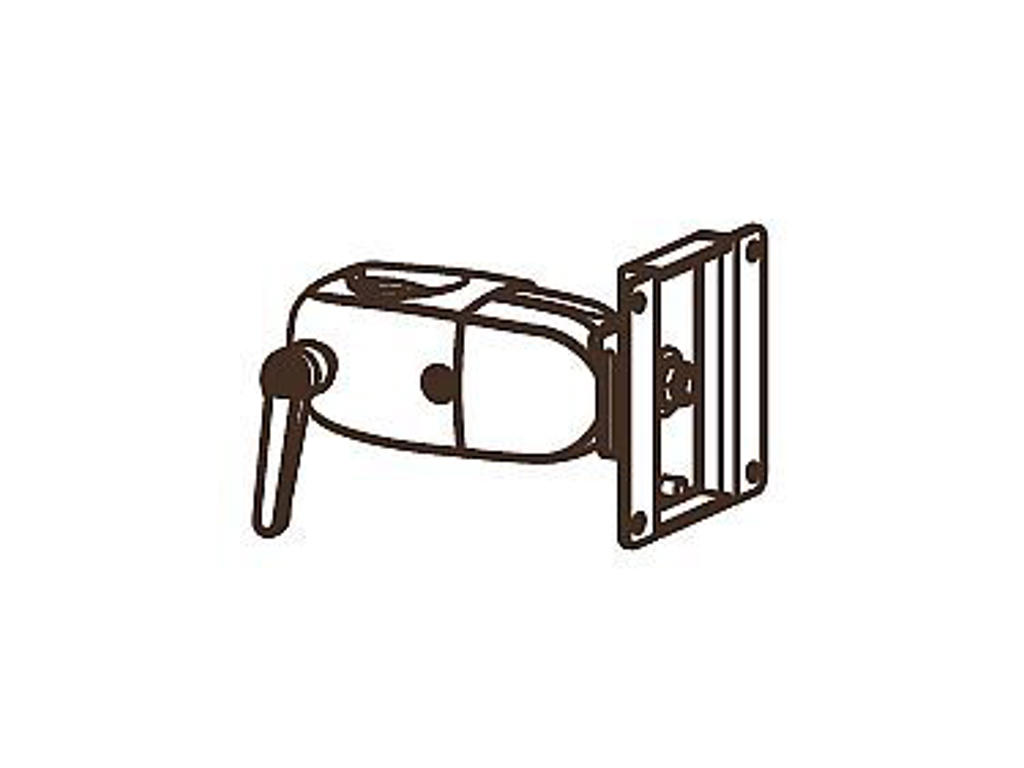 Ergotron DS Series DS100 Clamping Single Pivot 76,2 cm (30") Skrivebord Sort