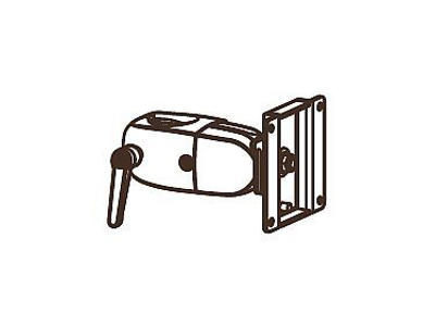 Ergotron DS Series DS100 Clamping Single Pivot 76,2 cm (30") Skrivebord Sort