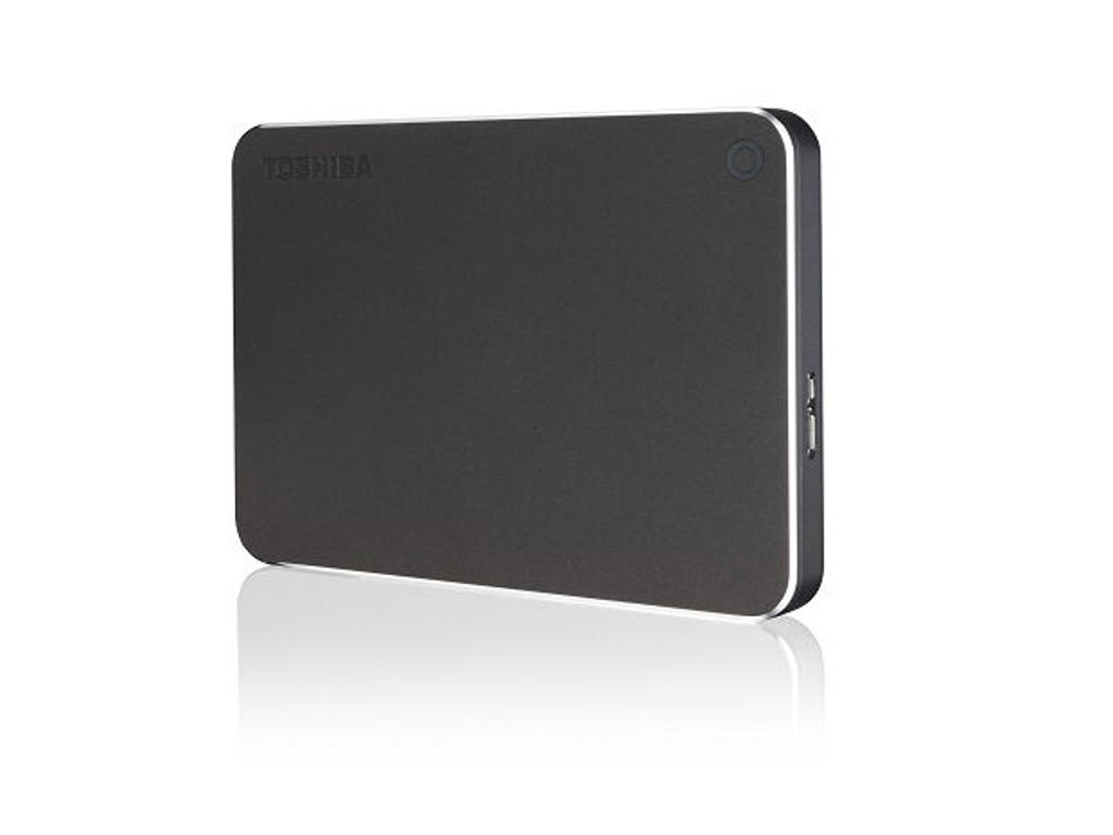 Toshiba Canvio Premium 2TB ekstern harddisk 2.5" Micro-USB B 3.2 Gen 1 (3.1 Gen 1) Grå, Metallic
