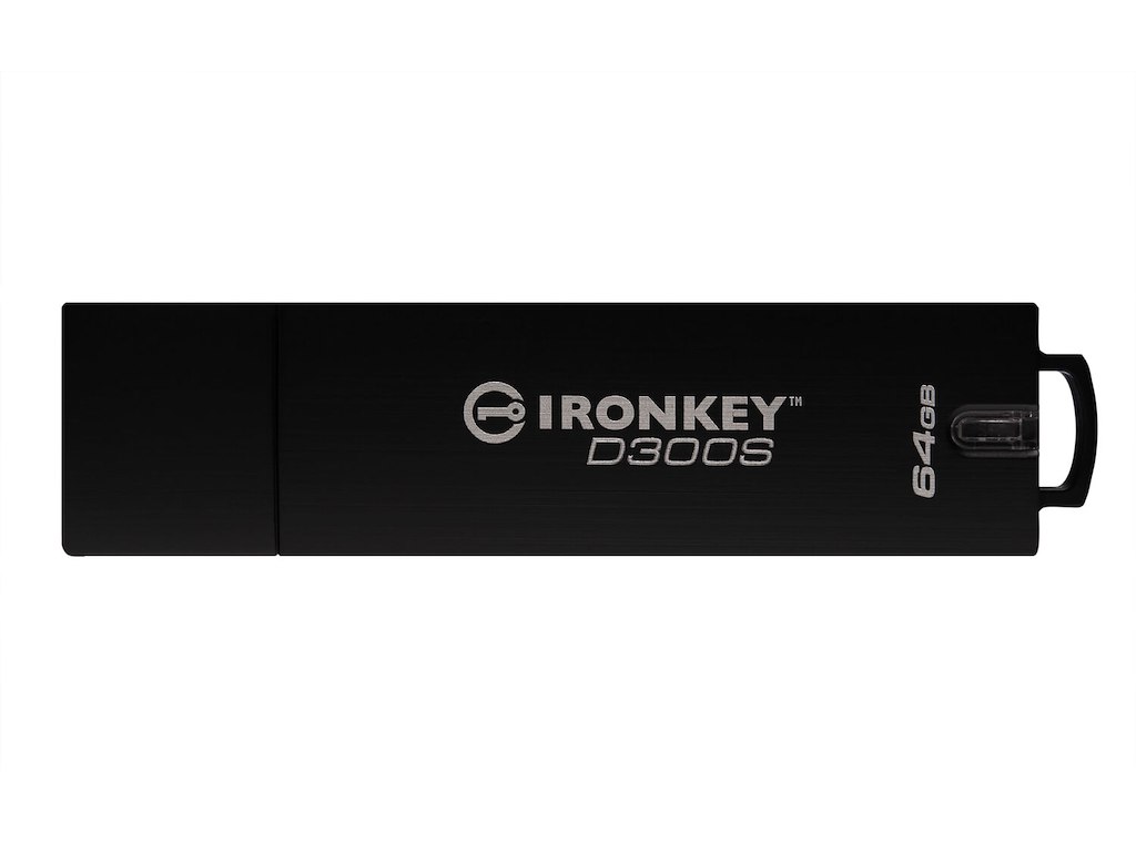 Kingston Technology IronKey 64 GB D300S AES 256 XTS krypteret USB-drev