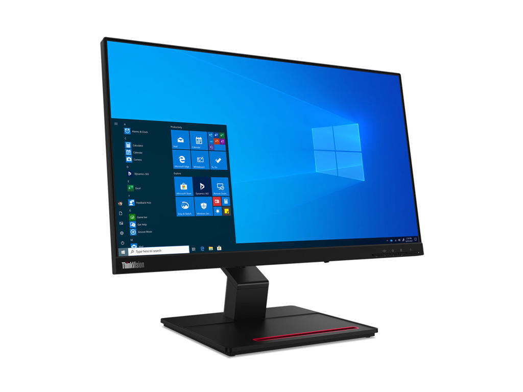 Lenovo ThinkVision T24t-20 LED display 60,5 cm (23.8") 1920 x 1080 pixel Fuld HD Berøringsskærm Kapacitiv Sort
