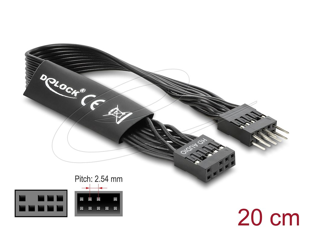 DeLOCK 86049 parallelkabel Sort 0,2 m