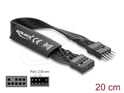 DeLOCK 86049 parallelkabel Sort 0,2 m