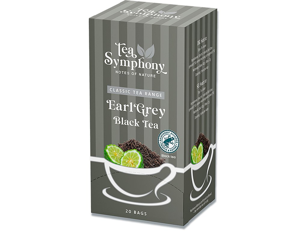 Brev-the, Earl Grey, 20 breve æsken, 1 æske, Tea Symphony