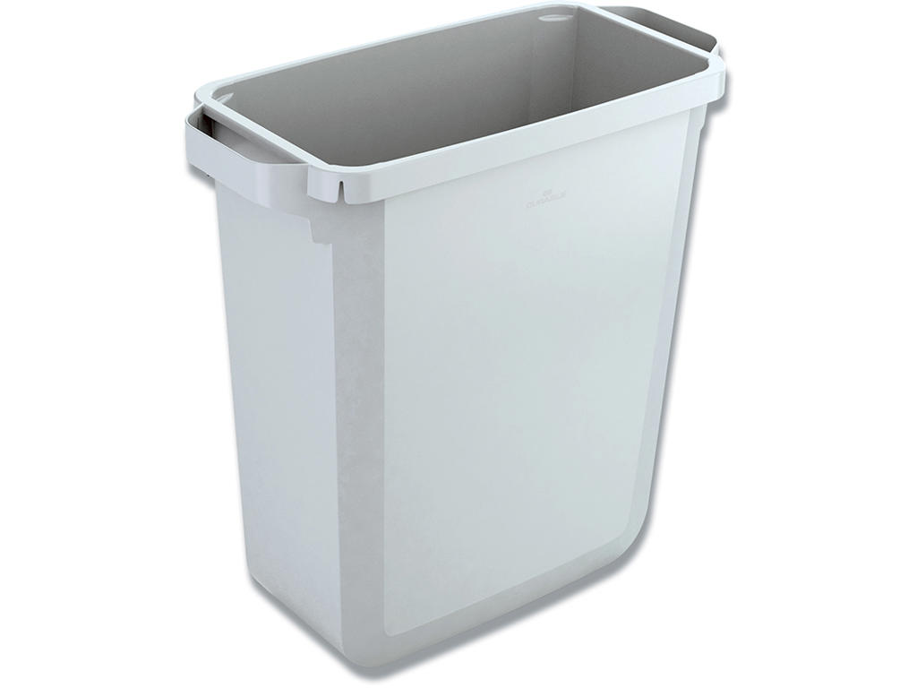 Affaldsspand, 60 liter, Hvid, Rektangulær, Durable DURABIN RECTANGULAR 60