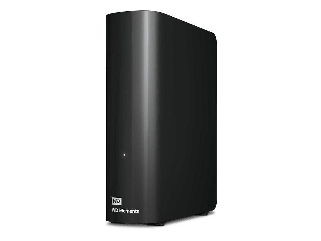 Western Digital Elements WDBWLG0160HBK-EESN ekstern harddisk 16 TB USB Type-A 2.0/3.2 Gen 1 (3.1 Gen 1) Sort