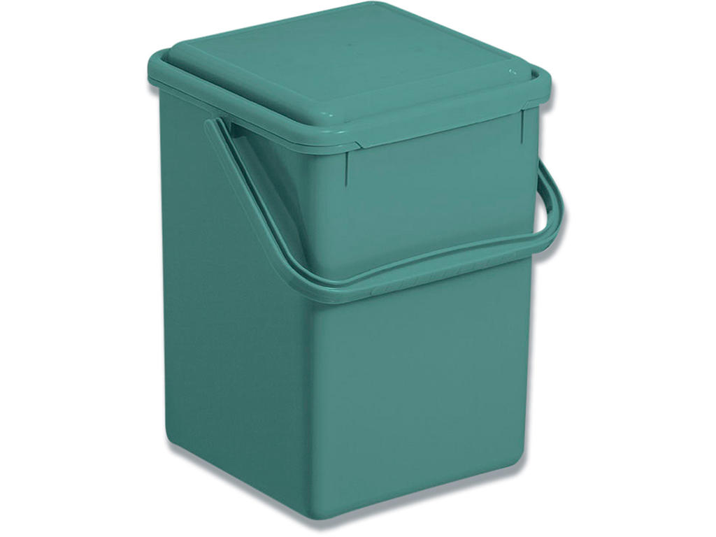 Affaldsspand, 5 liter, Mørkegrøn, Rotho 