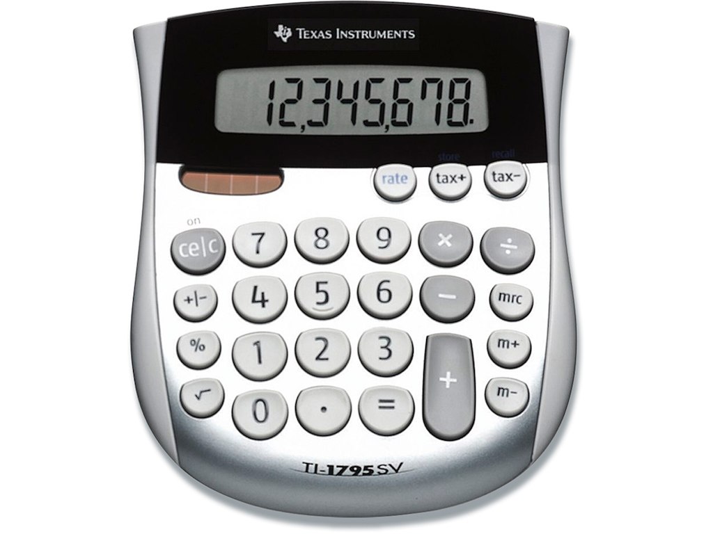 Regnemaskine, Standard, 8 cifre, Texas Instruments TI 1795SV