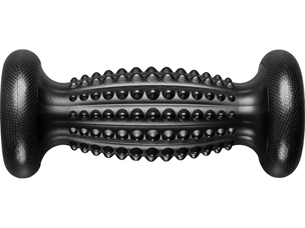 Fodmassagerulle, Ø9x21 cm, EVA og PVC, Sort, JobOut Wave