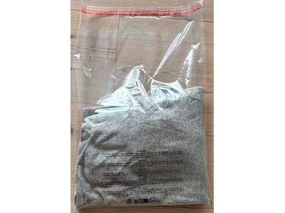 Plastikpose, Til tekstiler, 35 µm, 510x750 mm, 100 stk