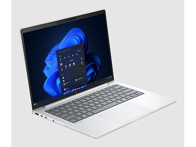 HP EliteBook 8 G1i AI Intel Core Ultra 5 225H Laptop 35,6 cm (14") WUXGA 16 GB DDR5-SDRAM 512 GB SSD Wi-Fi 7 (802.11be) Windows 11 Pro AI PC Sølv