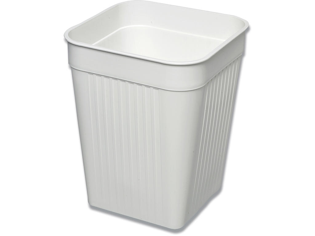 Papirkurv, Hvid, 14 liter, PP, Bantex Orth 