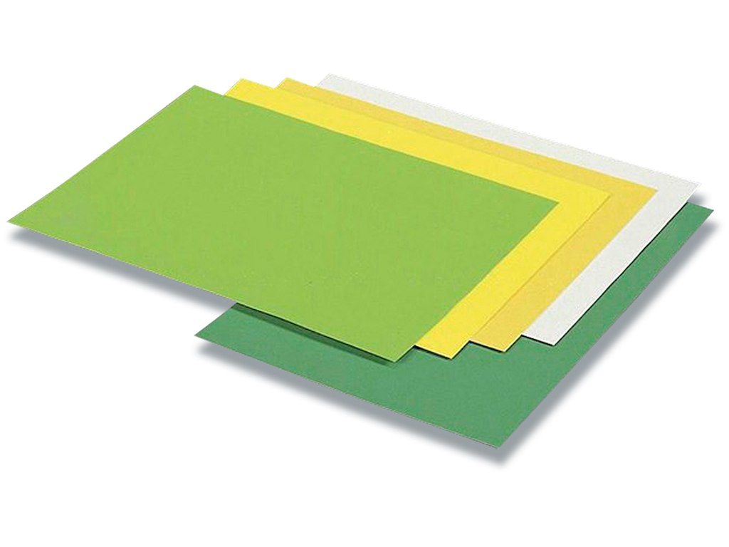 Karton, 70x100 cm, 85 g/m², Neongul, 1 ark