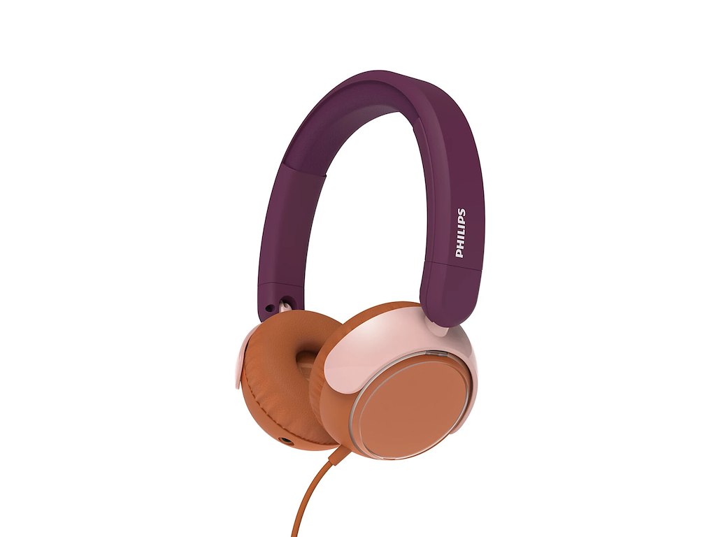 Philips 2000 series TAK2000MP/00 hovedtelefoner/headset Ledningsført Opkald/musik USB Type-C Orange, Lilla, Rose