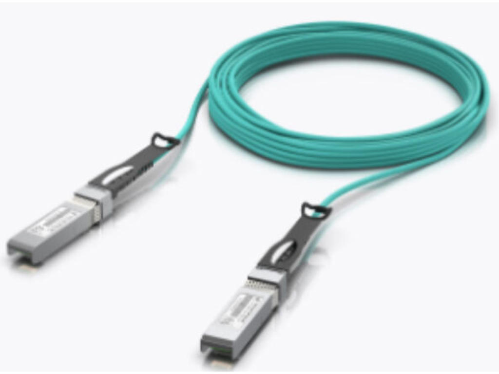 Ubiquiti UACC-AOC-SFP10-5M InfiniBand og fiberoptisk kabel SFP+ Turkisfarve