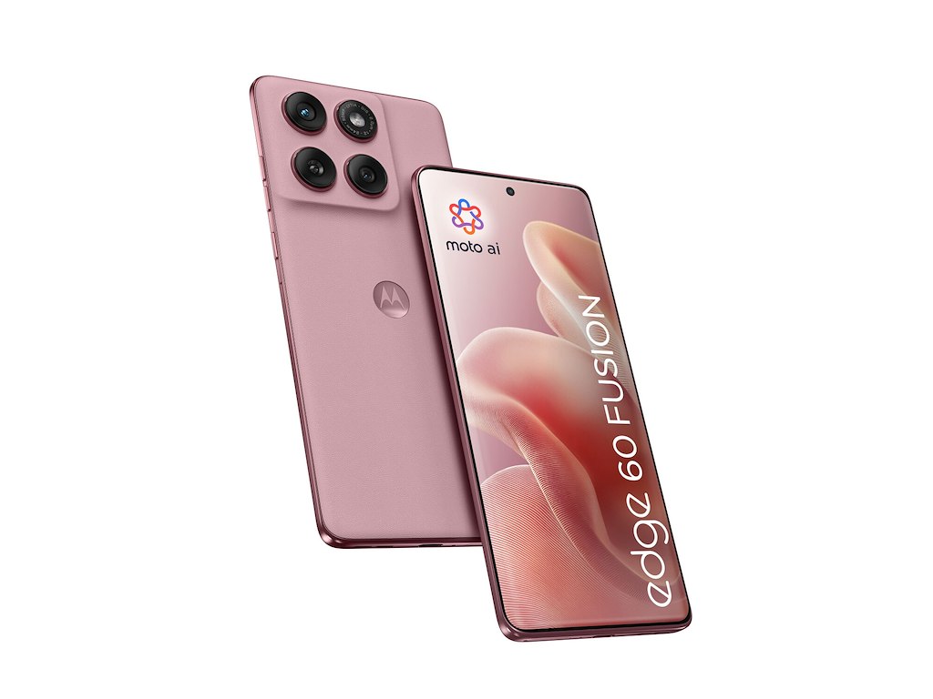 Motorola edge 60 fusion 16,9 cm (6.67") Dual SIM Android 15 5G USB Type-C 8 GB 256 GB 5200 mAh Lyserød