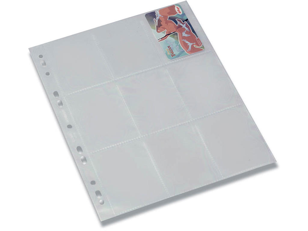 Plastlomme, A4, Åben top, 0.08 mm, 10 stk, Bantex Samlekort 