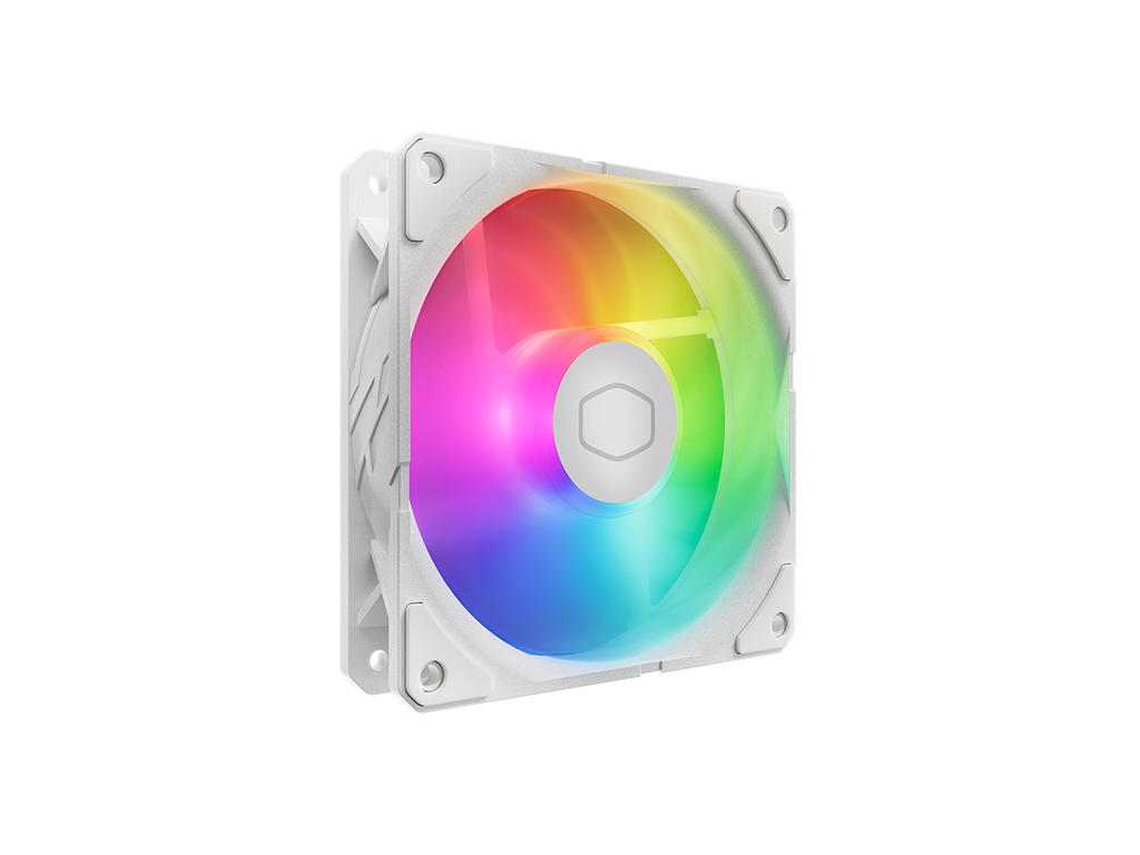 Cooler Master SickleFlow Edge 120 ARGB White Edition Computerkabinet Ventilator 12 cm Hvid 1 stk