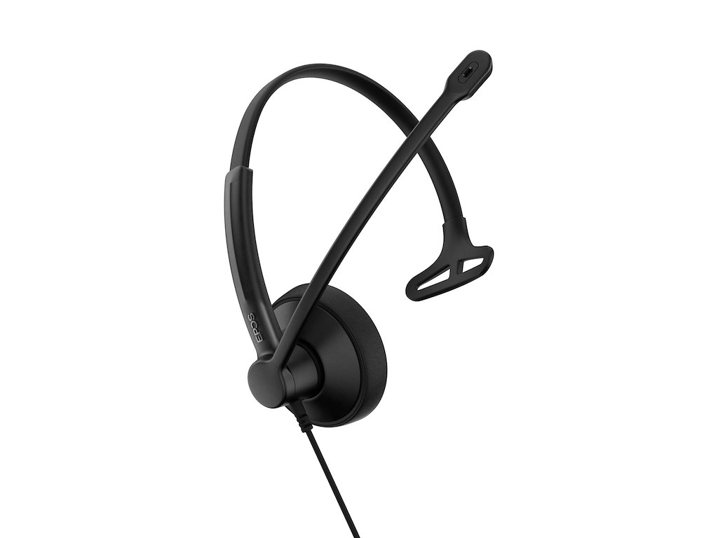 EPOS 1001419 hovedtelefoner/headset Ledningsført Kontor/Callcenter USB Type-C / USB Type-A Sort