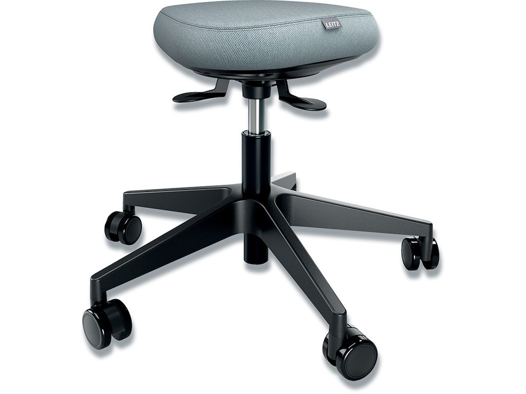 Arbejdsstol, Med hjul, Med balance komfortsæde, Leitz Ergo Active