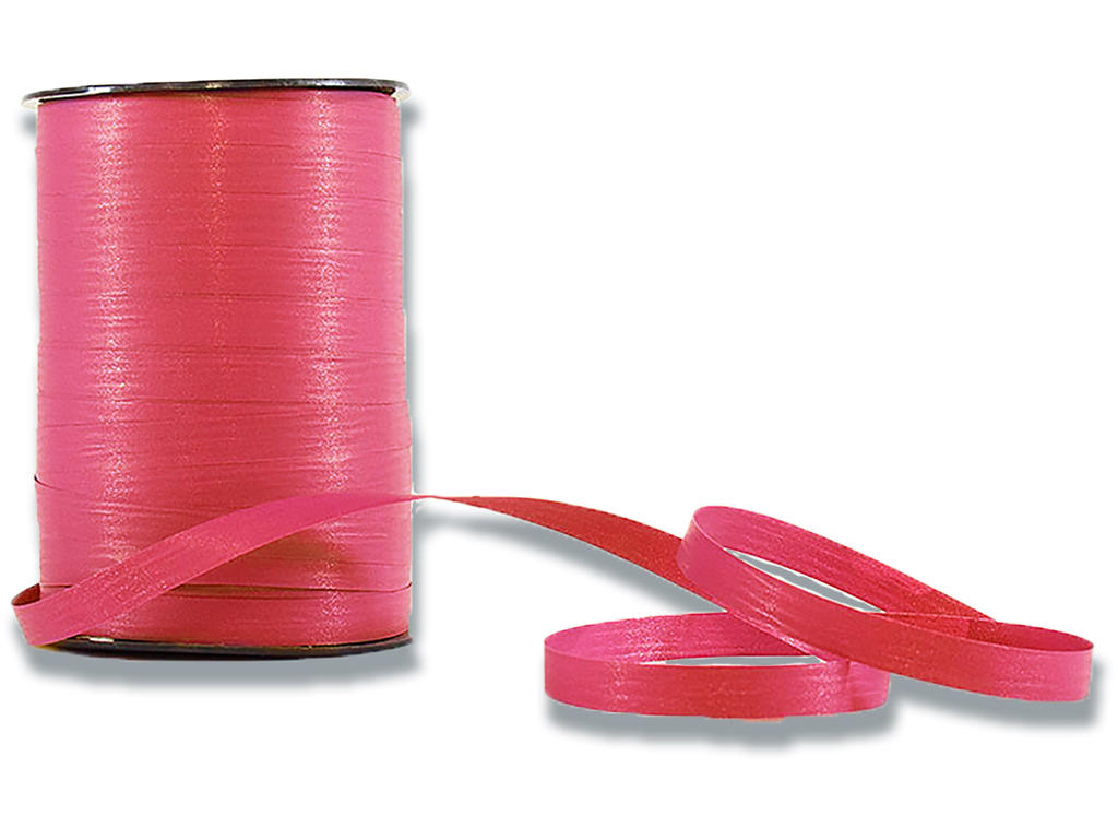 Gavebånd, PP, 10mm x 250m, Cerise, Roliba Matline LUX 