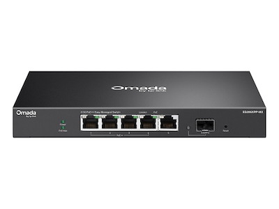 TP-Link ES206XPP-M2 netværksswitch Administreret L2 2.5G Ethernet (100/1000/2500) Strøm over Ethernet (PoE) Bord-/vægmontering Sort