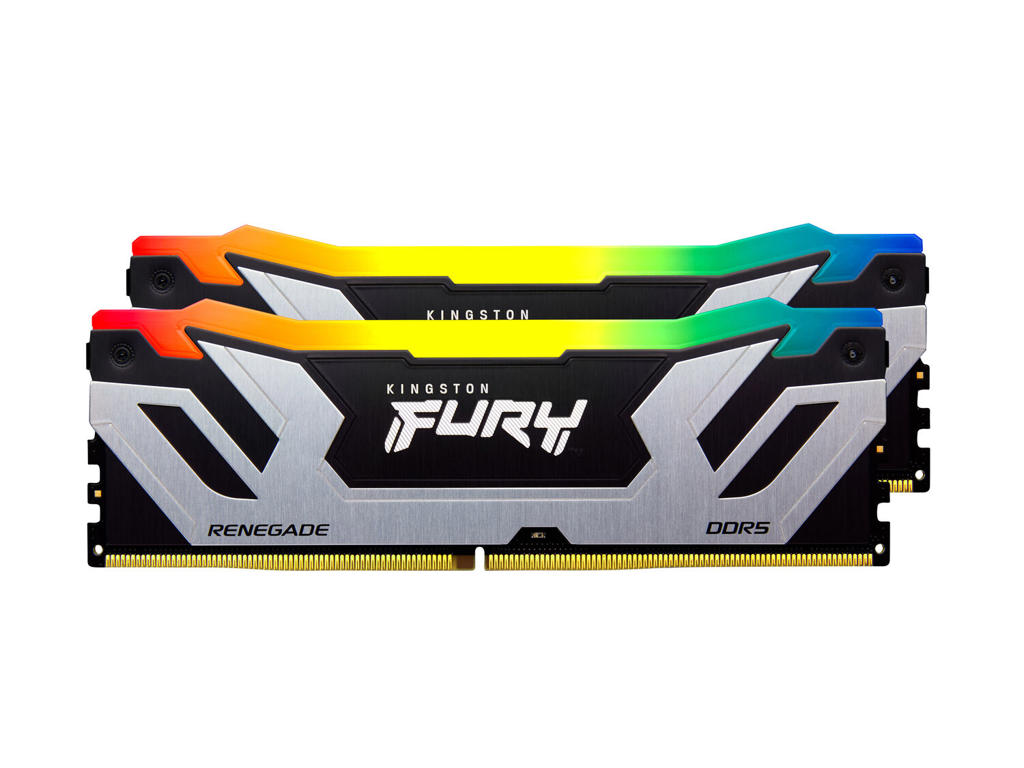 Kingston Technology FURY 48 GB 8800 MT/s DDR5 CL42 DIMM (sæt med 2) Renegade, RGB, sølv