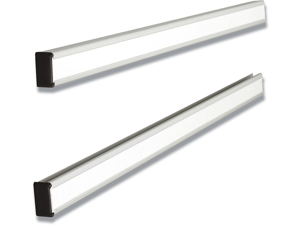 Tavleskinne, Til T-kort planlægningstavler, Linkbjælkestørrelse 24, 1.3x77.2 cm, Nobo T-Card 