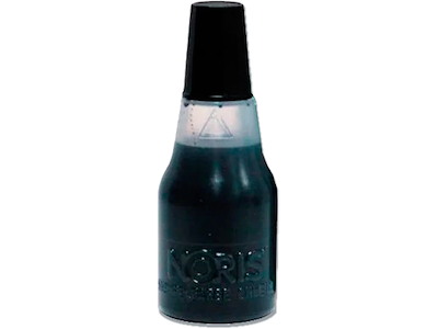 Stempelfarve, Grøn, 25 ml, Til gummistempler, Noris