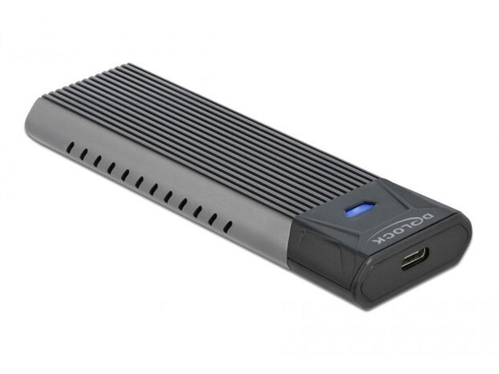 DeLOCK 42638 drevkabinet SSD kabinet Sort, Grå M.2