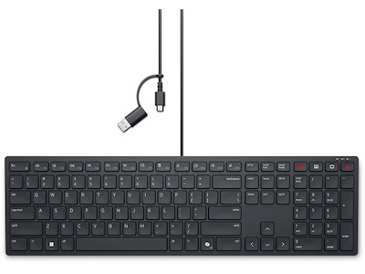 DELL KB525C tastatur Kontor USB AZERTY Fransk Sort